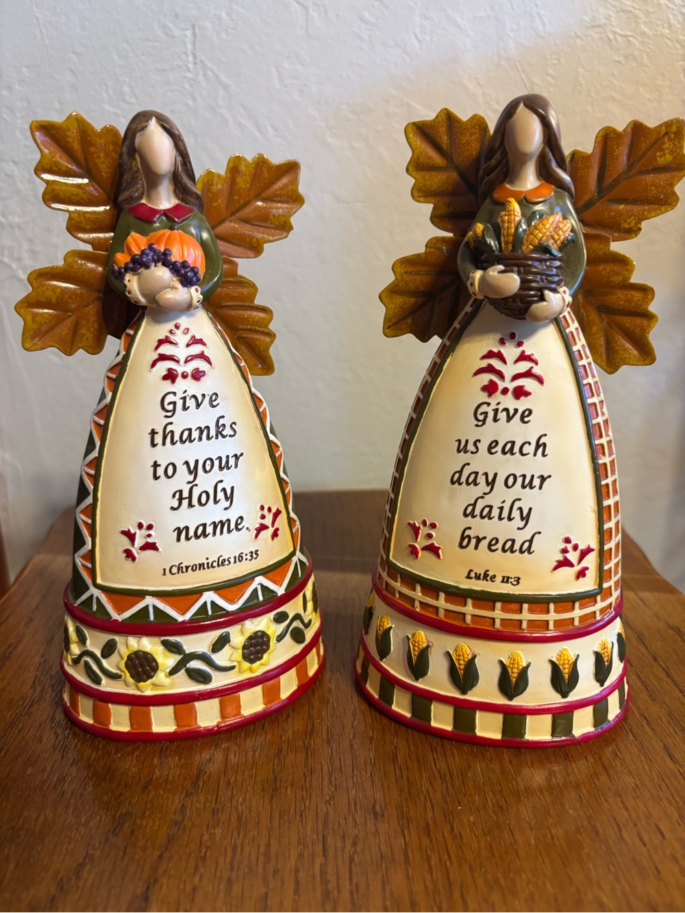 Two Fall Harvest Angels